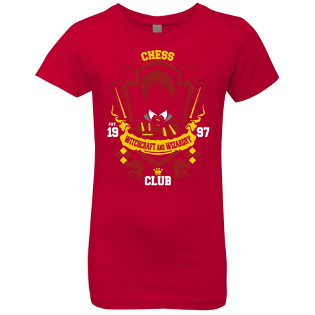 T-Shirts Red / YXS Chess Club Girls Premium T-Shirt