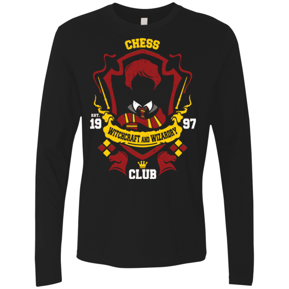 T-Shirts Black / Small Chess Club Men's Premium Long Sleeve