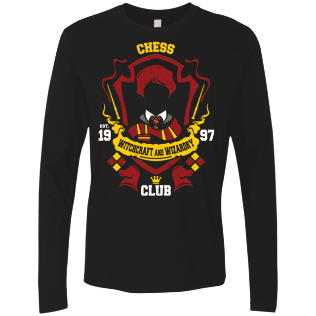 T-Shirts Black / Small Chess Club Men's Premium Long Sleeve