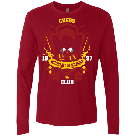 T-Shirts Cardinal / Small Chess Club Men's Premium Long Sleeve