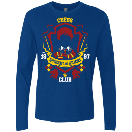T-Shirts Royal / Small Chess Club Men's Premium Long Sleeve