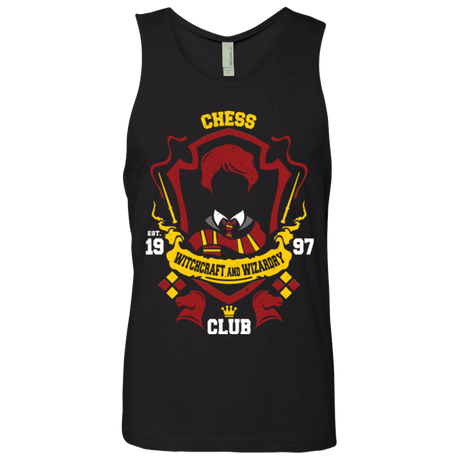 T-Shirts Black / Small Chess Club Men's Premium Tank Top