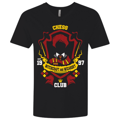 T-Shirts Black / X-Small Chess Club Men's Premium V-Neck