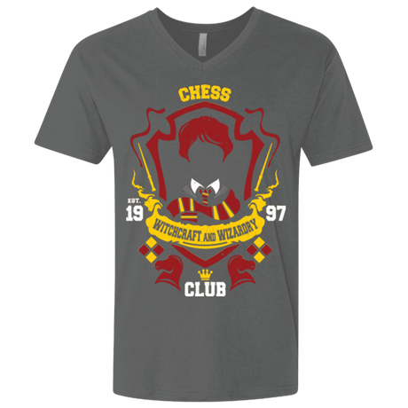 T-Shirts Heavy Metal / X-Small Chess Club Men's Premium V-Neck