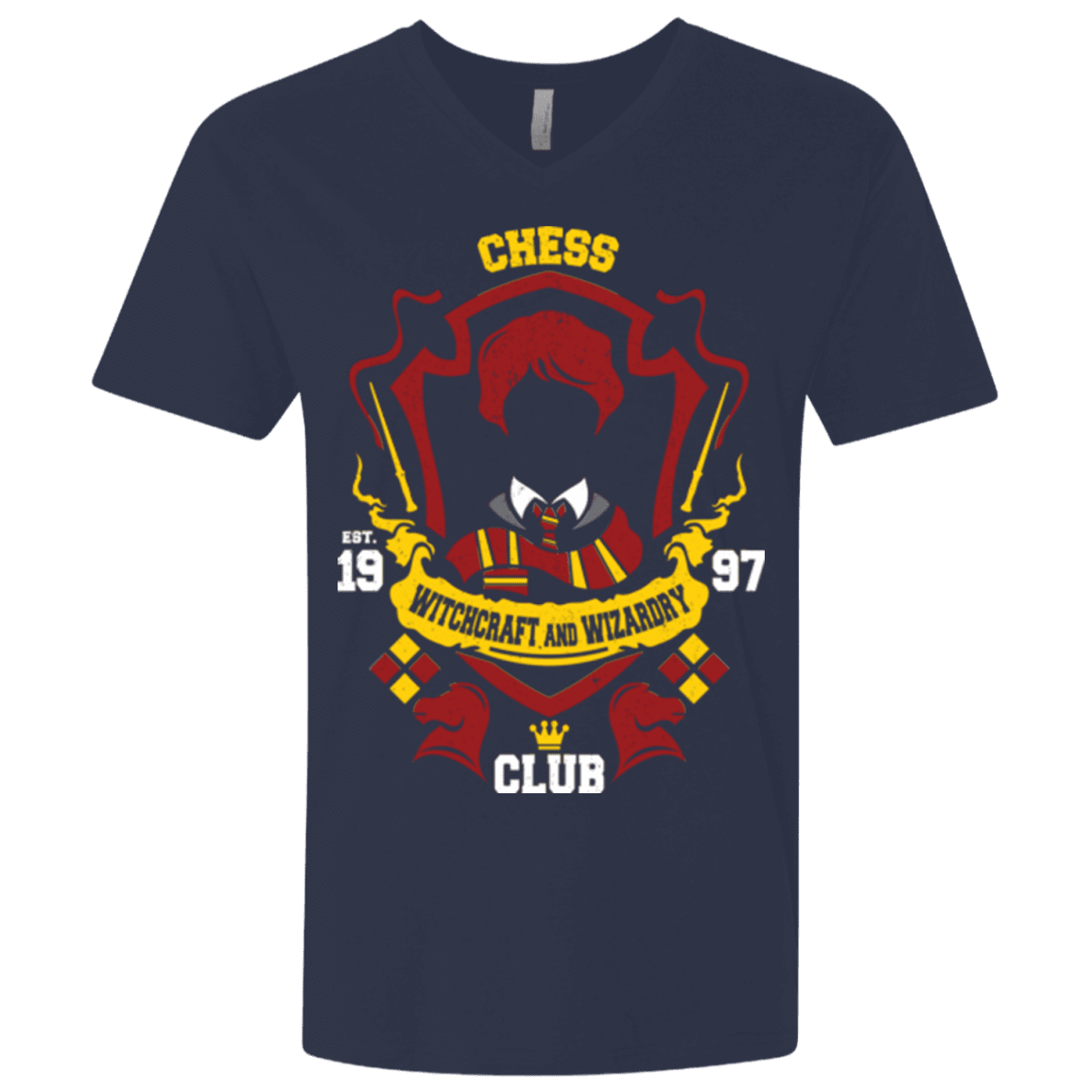 T-Shirts Midnight Navy / X-Small Chess Club Men's Premium V-Neck