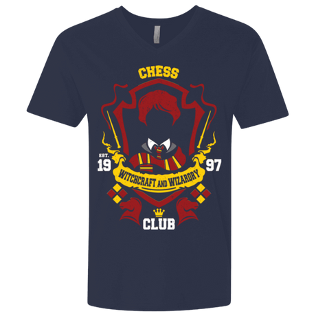 T-Shirts Midnight Navy / X-Small Chess Club Men's Premium V-Neck