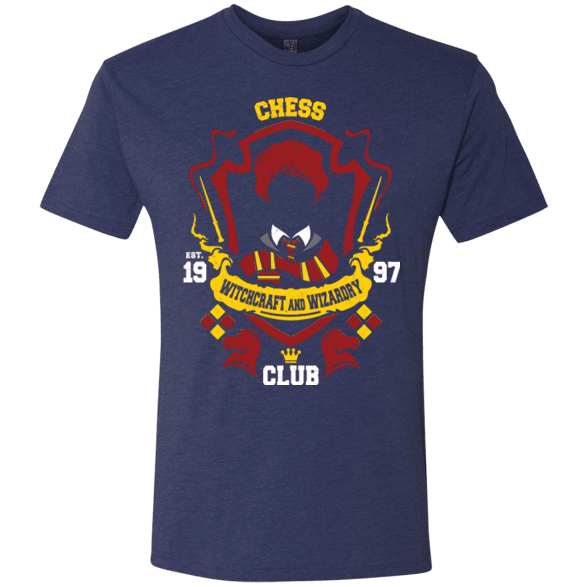 T-Shirts Vintage Navy / Small Chess Club Men's Triblend T-Shirt