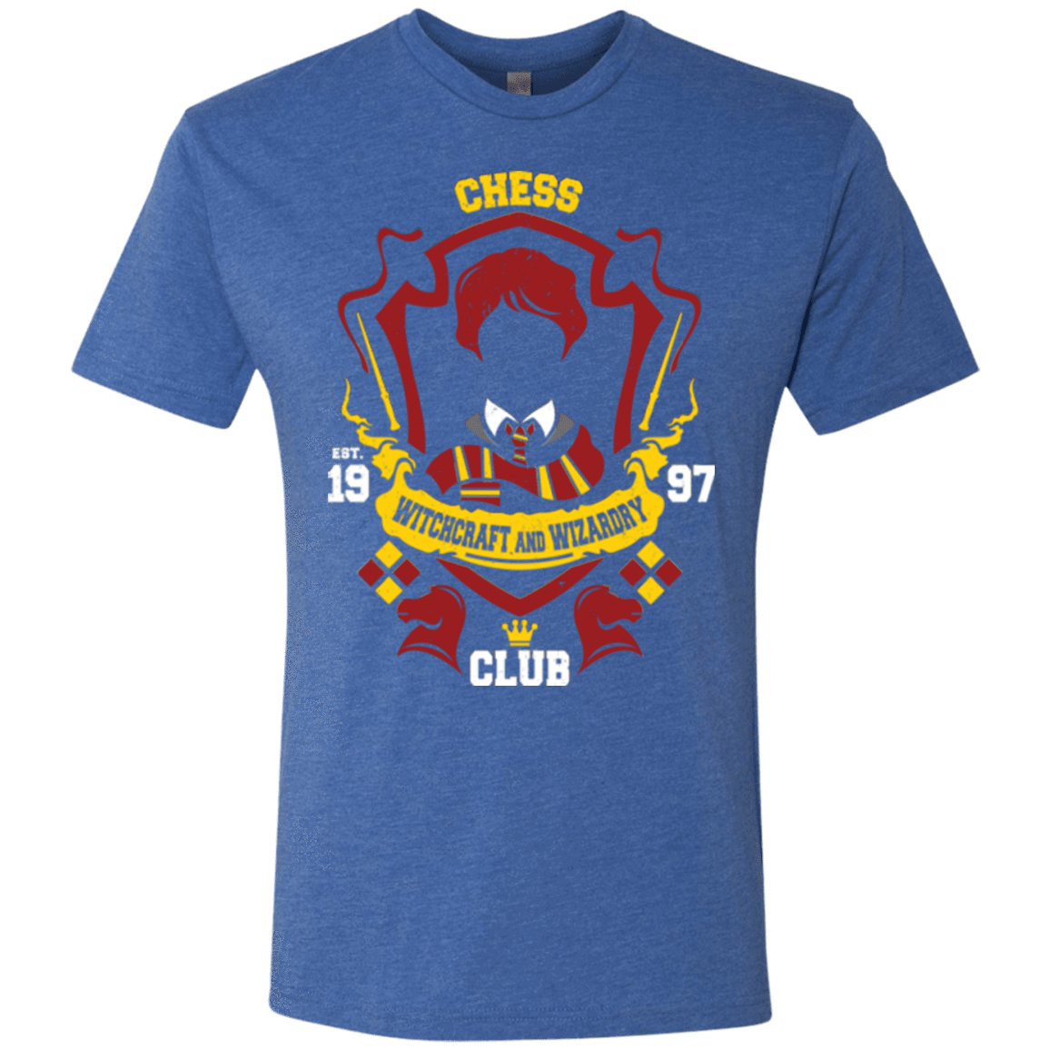 T-Shirts Vintage Royal / Small Chess Club Men's Triblend T-Shirt