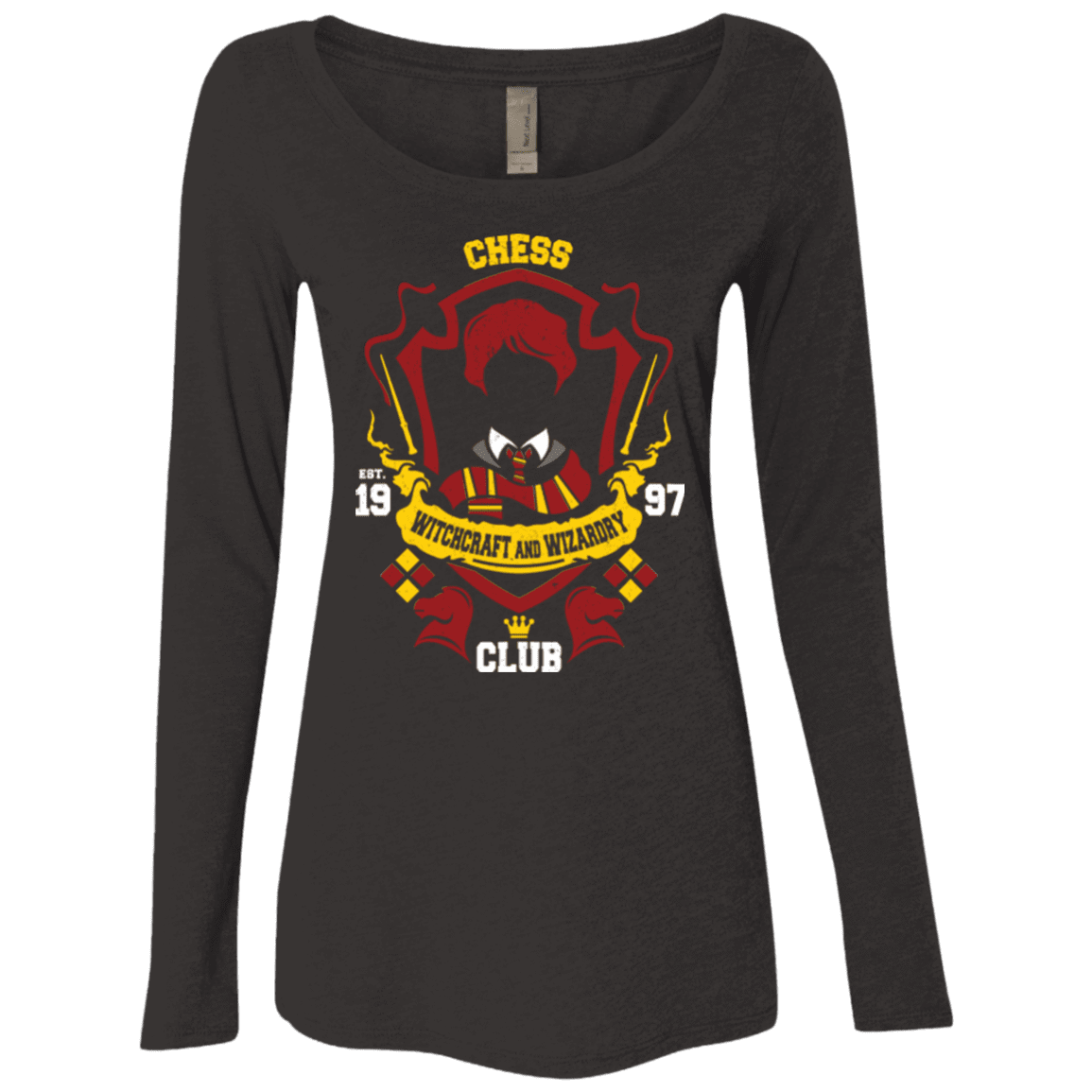 T-Shirts Vintage Black / Small Chess Club Women's Triblend Long Sleeve Shirt