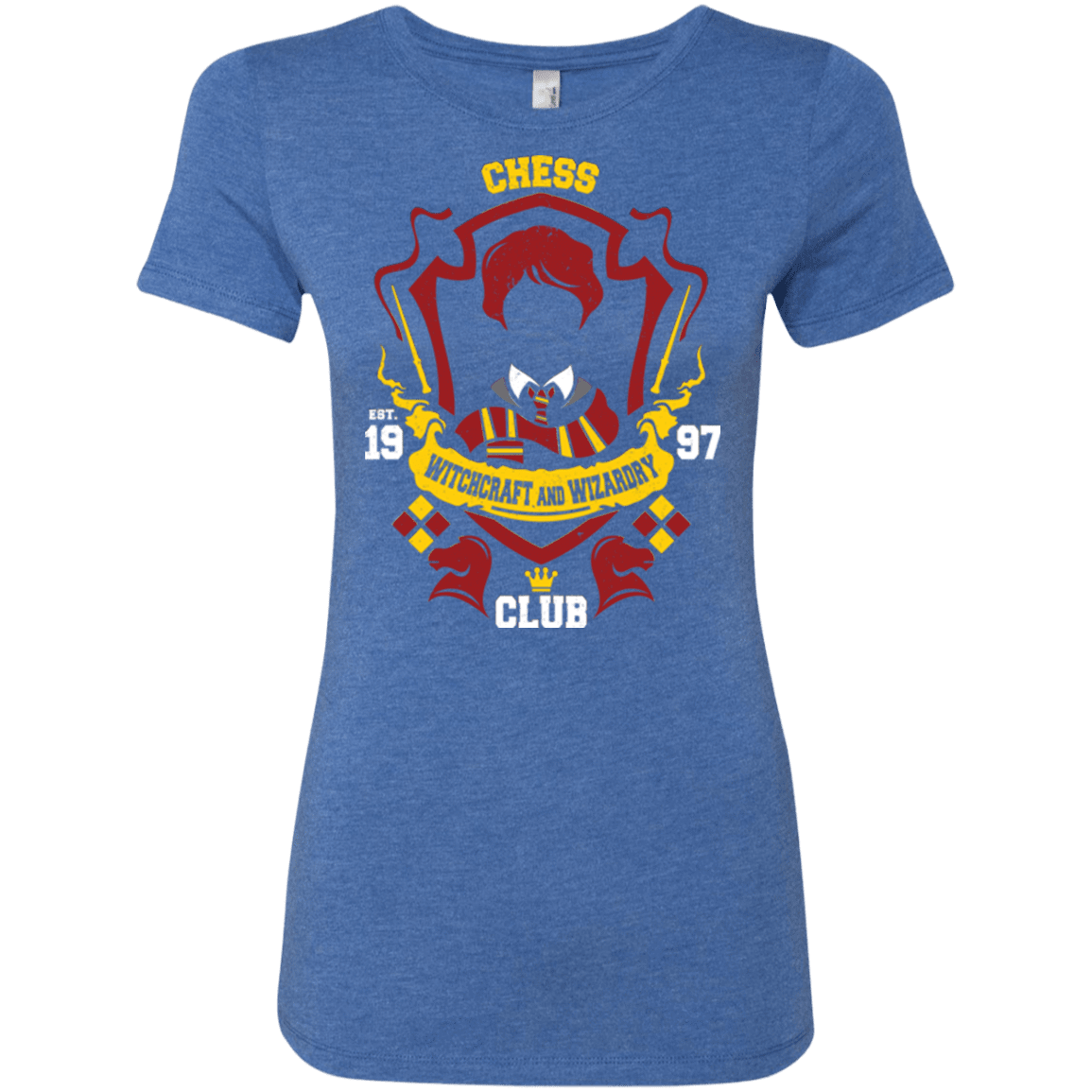 T-Shirts Vintage Royal / Small Chess Club Women's Triblend T-Shirt