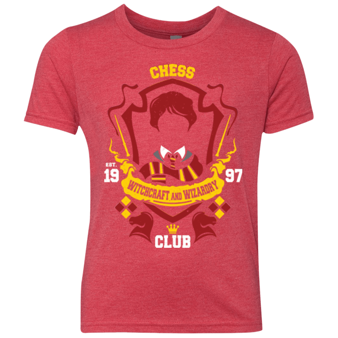 T-Shirts Vintage Red / YXS Chess Club Youth Triblend T-Shirt