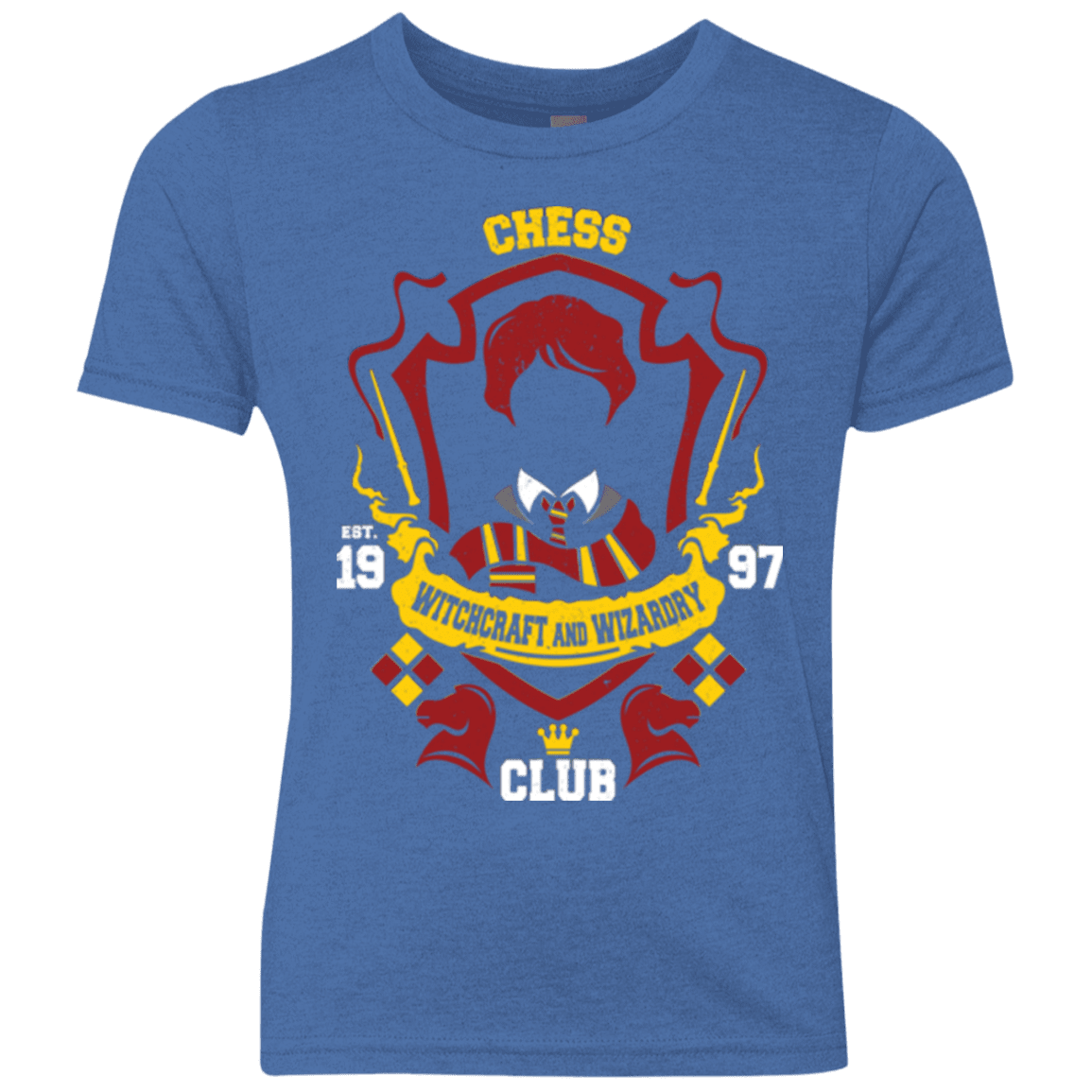 T-Shirts Vintage Royal / YXS Chess Club Youth Triblend T-Shirt