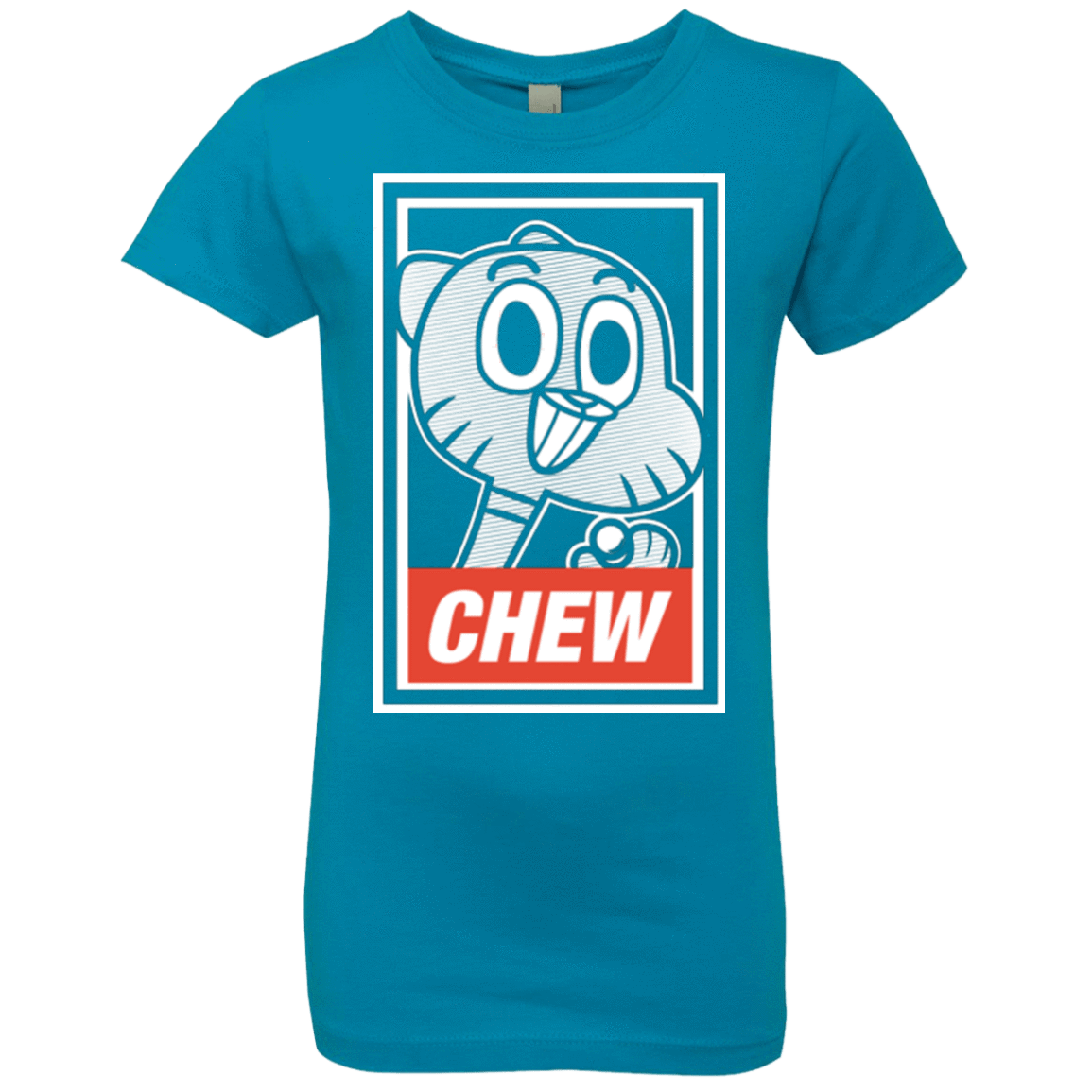 T-Shirts Turquoise / YXS CHEW Girls Premium T-Shirt