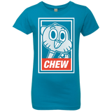 T-Shirts Turquoise / YXS CHEW Girls Premium T-Shirt