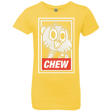 T-Shirts Vibrant Yellow / YXS CHEW Girls Premium T-Shirt