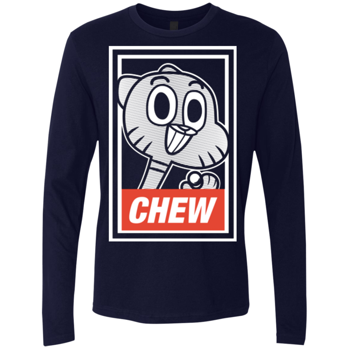 T-Shirts Midnight Navy / Small CHEW Men's Premium Long Sleeve
