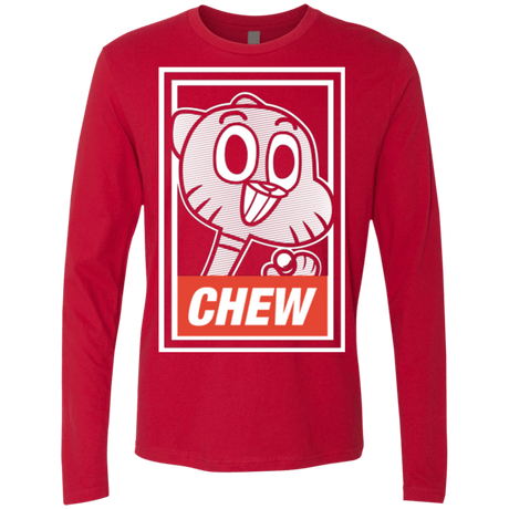 T-Shirts Red / Small CHEW Men's Premium Long Sleeve