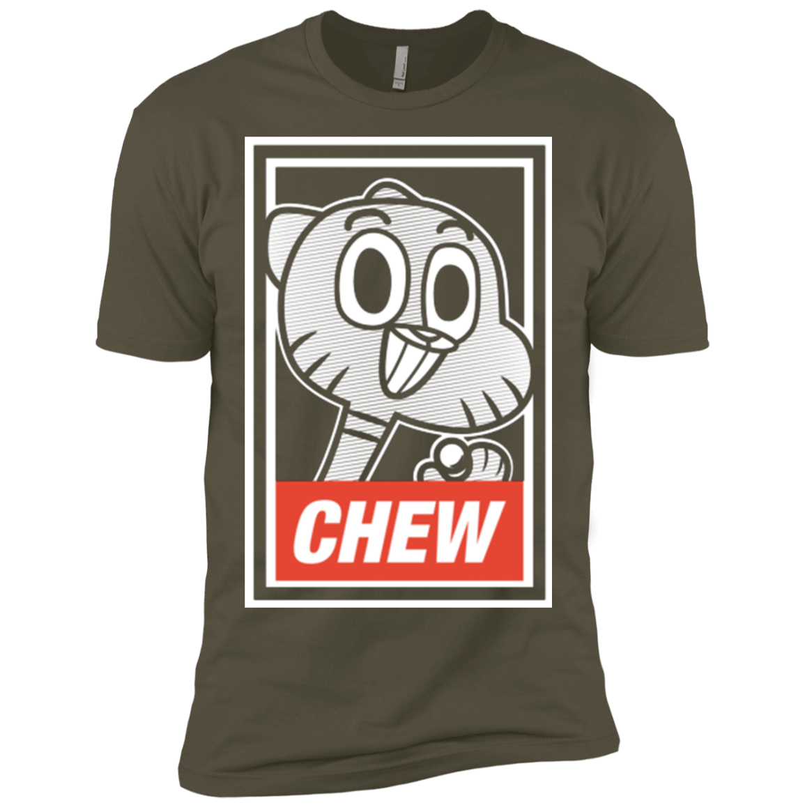 T-Shirts Military Green / X-Small CHEW Men's Premium T-Shirt