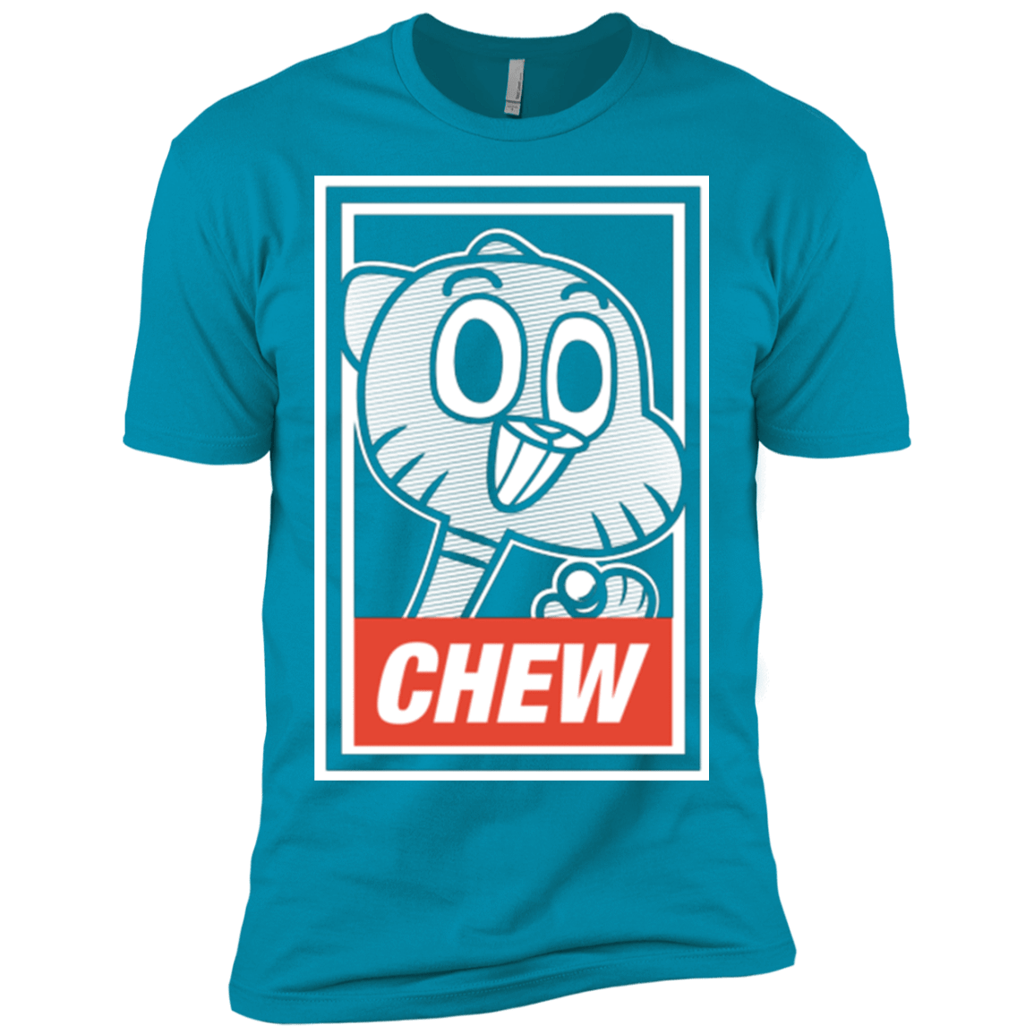 T-Shirts Turquoise / X-Small CHEW Men's Premium T-Shirt