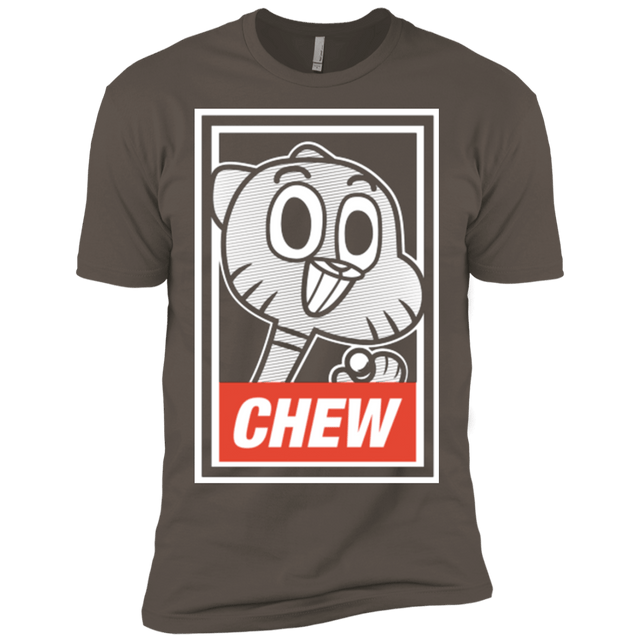 T-Shirts Warm Grey / X-Small CHEW Men's Premium T-Shirt