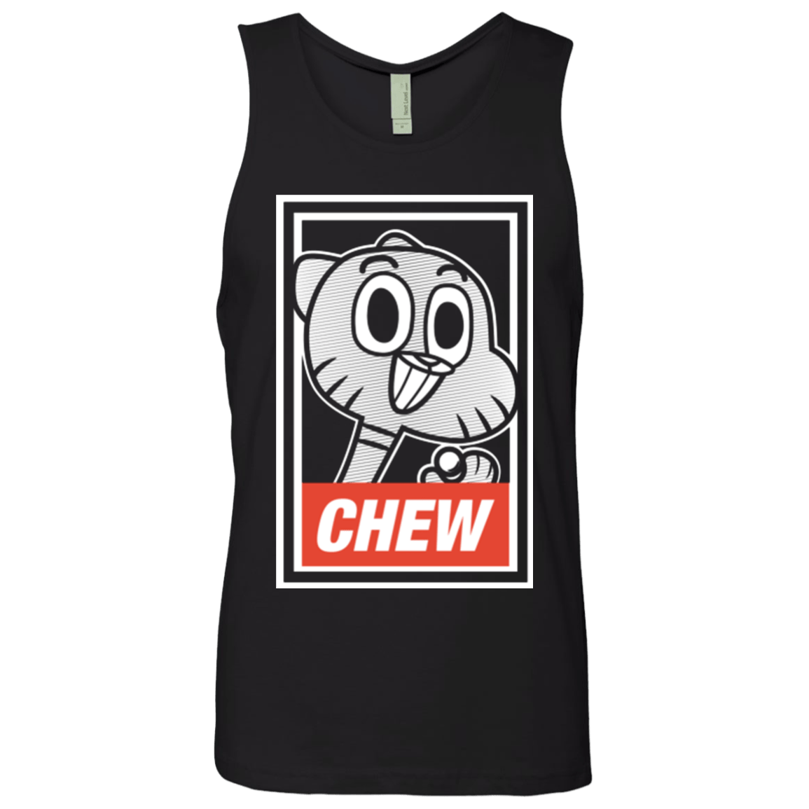 T-Shirts Black / Small CHEW Men's Premium Tank Top