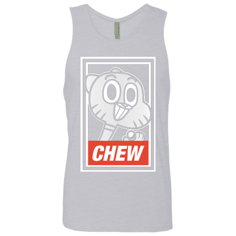 T-Shirts Heather Grey / Small CHEW Men's Premium Tank Top