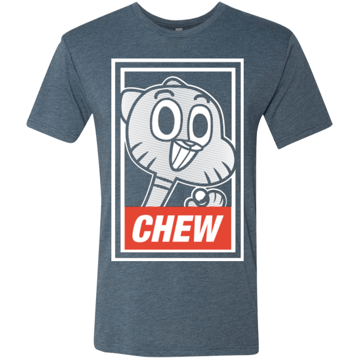 T-Shirts Indigo / Small CHEW Men's Triblend T-Shirt
