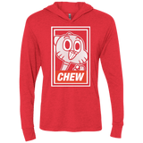 T-Shirts Vintage Red / X-Small CHEW Triblend Long Sleeve Hoodie Tee