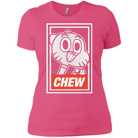 T-Shirts Hot Pink / X-Small CHEW Women's Premium T-Shirt