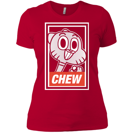 T-Shirts Red / X-Small CHEW Women's Premium T-Shirt