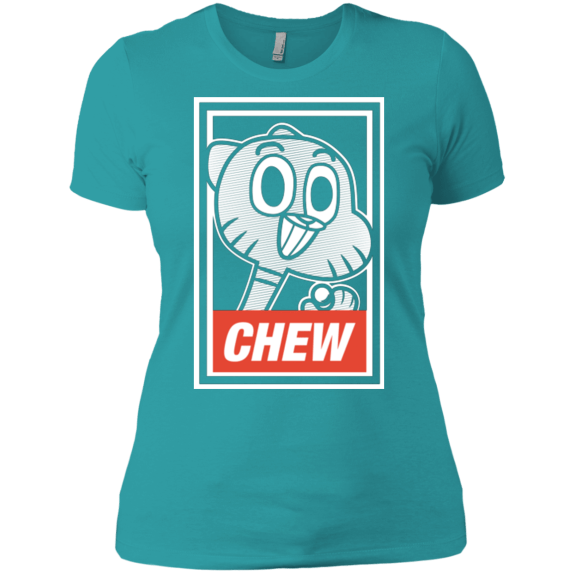T-Shirts Tahiti Blue / X-Small CHEW Women's Premium T-Shirt