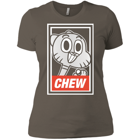 T-Shirts Warm Grey / X-Small CHEW Women's Premium T-Shirt