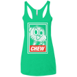 T-Shirts Envy / X-Small CHEW Women's Triblend Racerback Tank