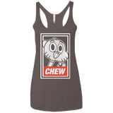 T-Shirts Macchiato / X-Small CHEW Women's Triblend Racerback Tank