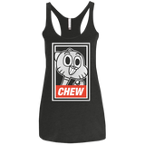 T-Shirts Vintage Black / X-Small CHEW Women's Triblend Racerback Tank