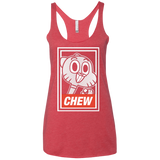 T-Shirts Vintage Red / X-Small CHEW Women's Triblend Racerback Tank