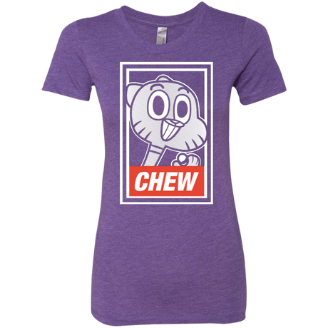 T-Shirts Purple Rush / Small CHEW Women's Triblend T-Shirt