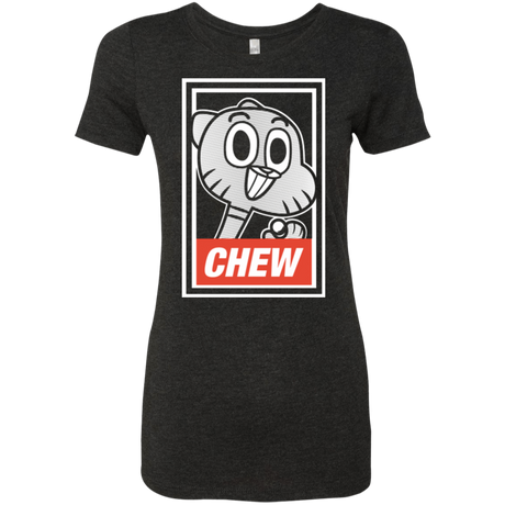 T-Shirts Vintage Black / Small CHEW Women's Triblend T-Shirt