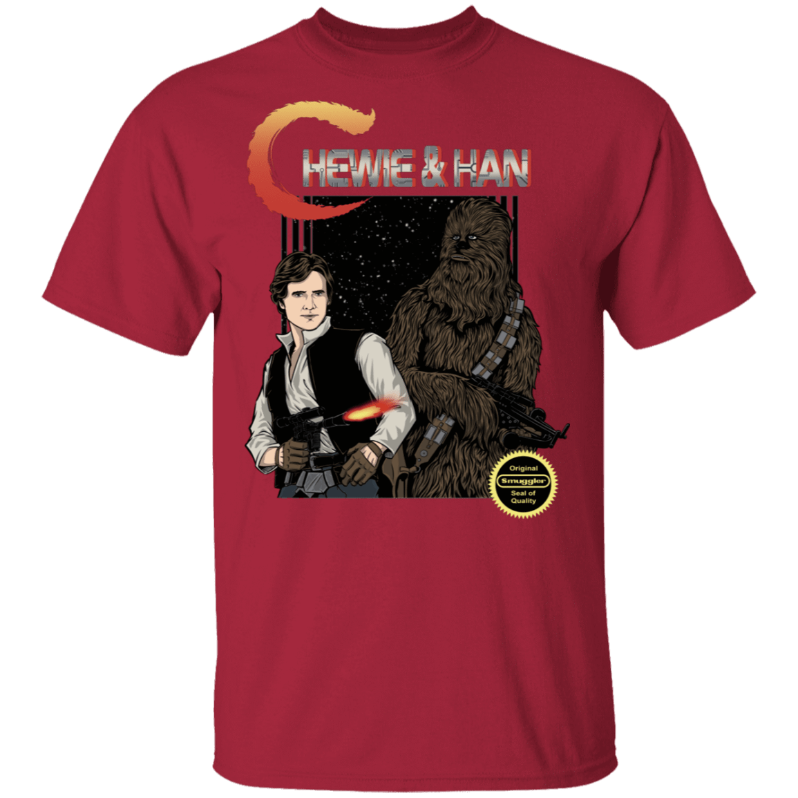 T-Shirts Cardinal / S Chewie & Han T-Shirt