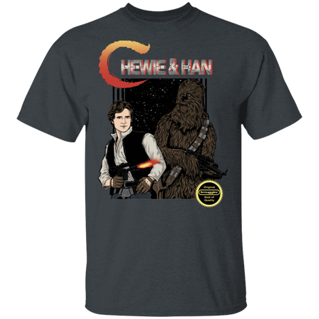 T-Shirts Dark Heather / S Chewie & Han T-Shirt