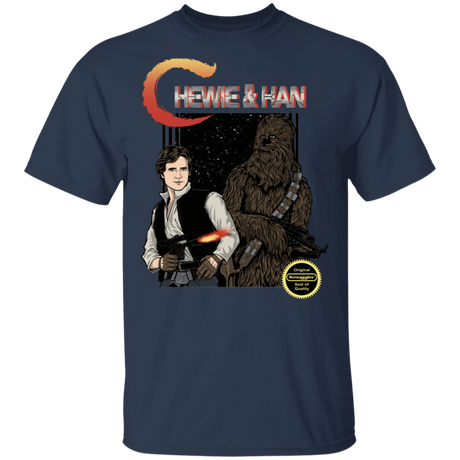 T-Shirts Navy / S Chewie & Han T-Shirt