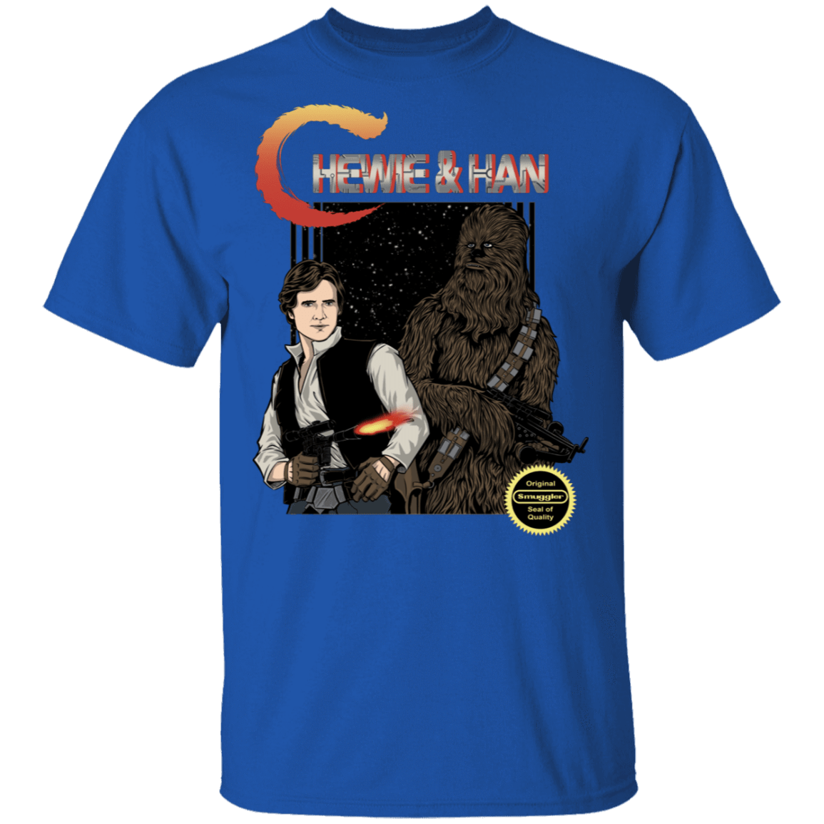 T-Shirts Royal / S Chewie & Han T-Shirt