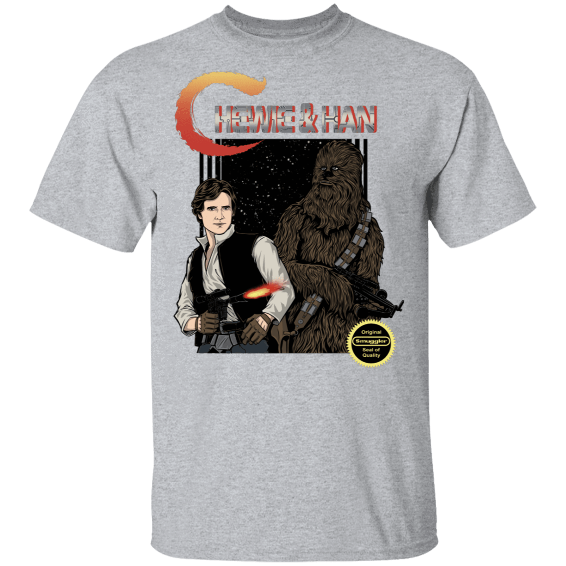 T-Shirts Sport Grey / S Chewie & Han T-Shirt