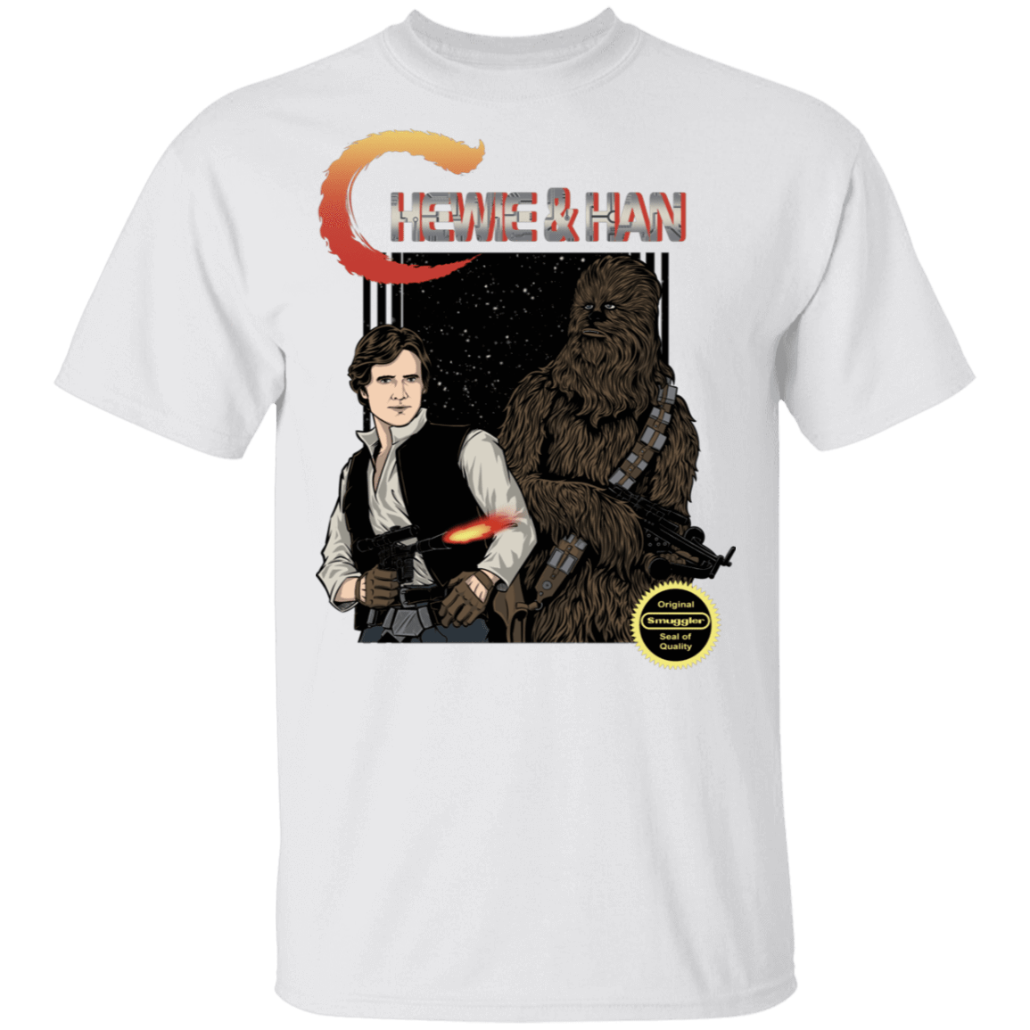 T-Shirts White / S Chewie & Han T-Shirt