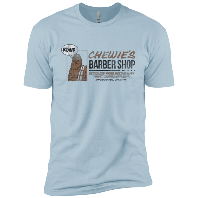 T-Shirts Light Blue / YXS Chewie's Barber Shop Boys Premium T-Shirt