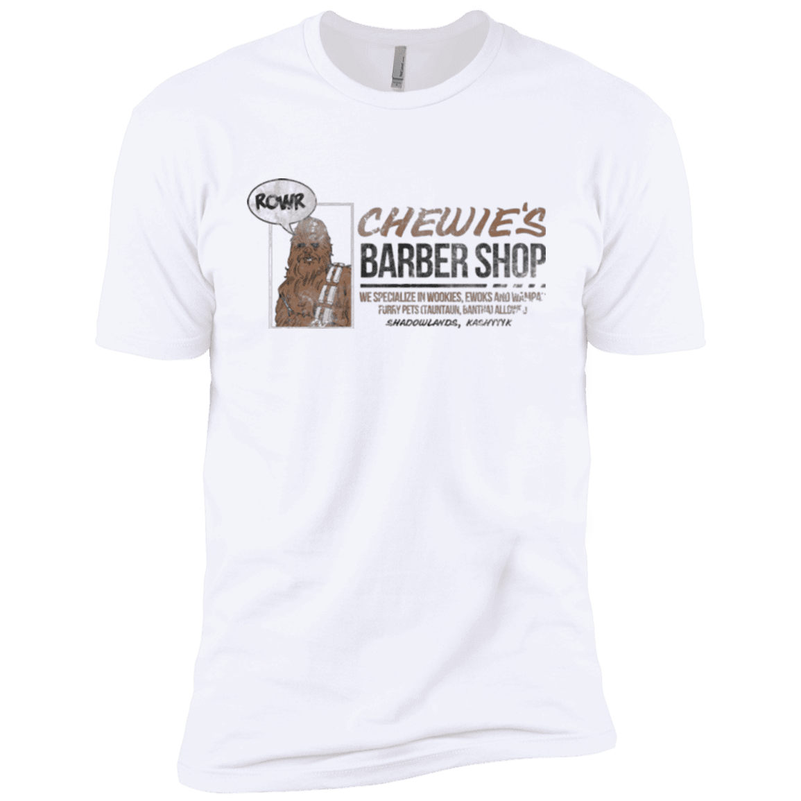 T-Shirts White / YXS Chewie's Barber Shop Boys Premium T-Shirt