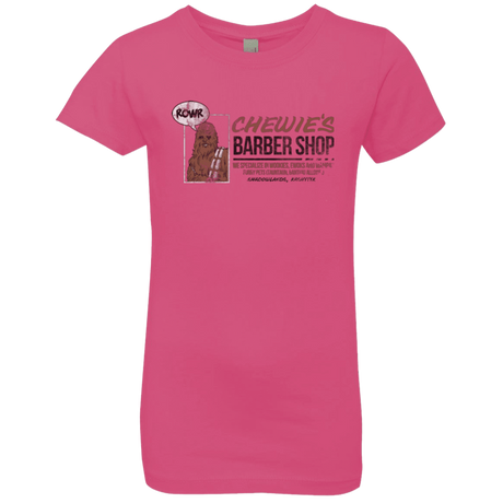 T-Shirts Hot Pink / YXS Chewie's Barber Shop Girls Premium T-Shirt