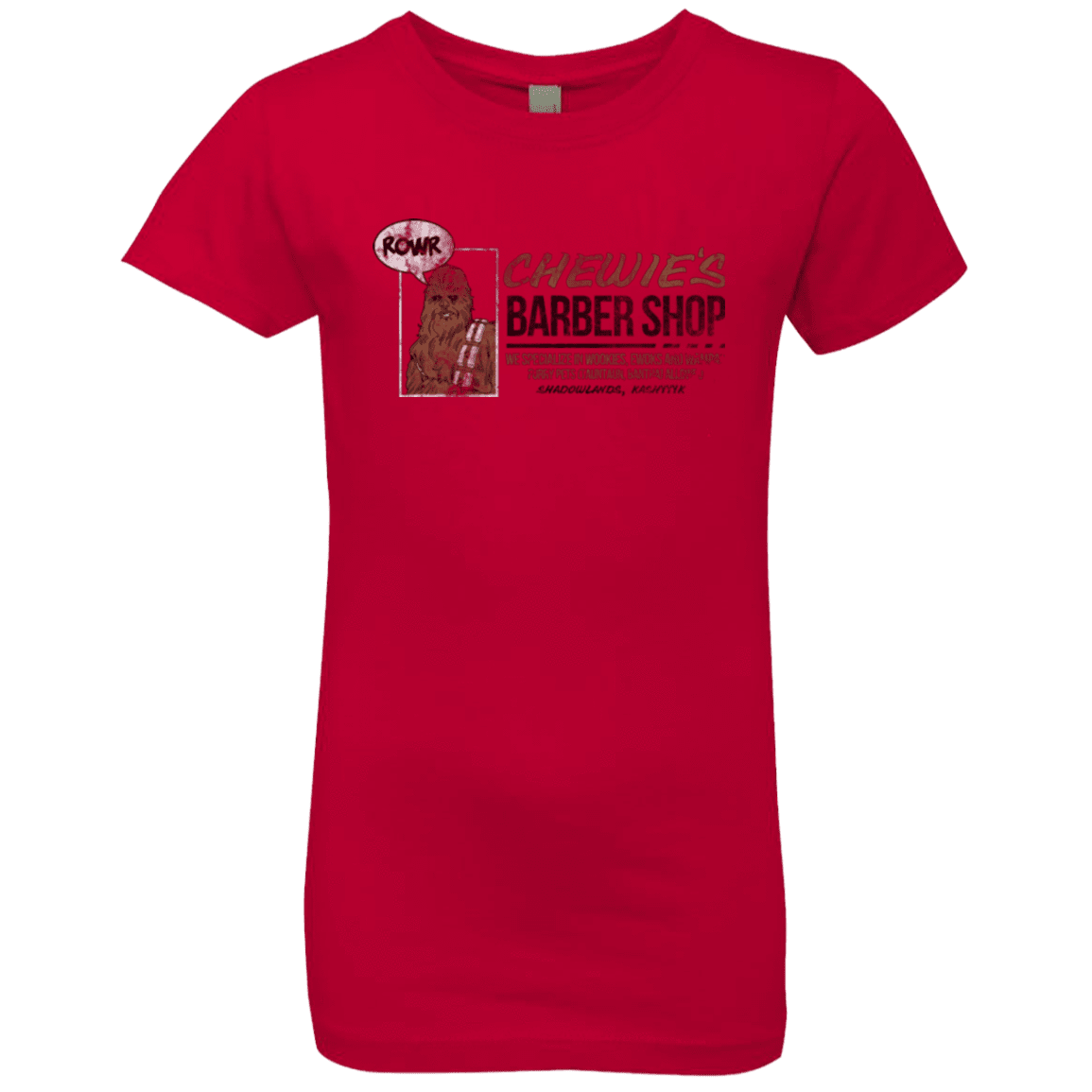 T-Shirts Red / YXS Chewie's Barber Shop Girls Premium T-Shirt