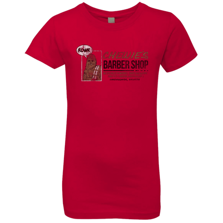 T-Shirts Red / YXS Chewie's Barber Shop Girls Premium T-Shirt