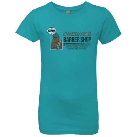 T-Shirts Tahiti Blue / YXS Chewie's Barber Shop Girls Premium T-Shirt